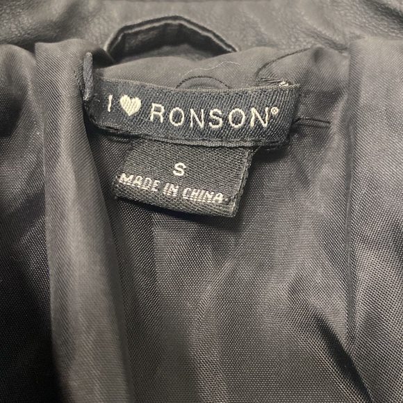 I heart Ronson leather jacket - Picture 2 of 3